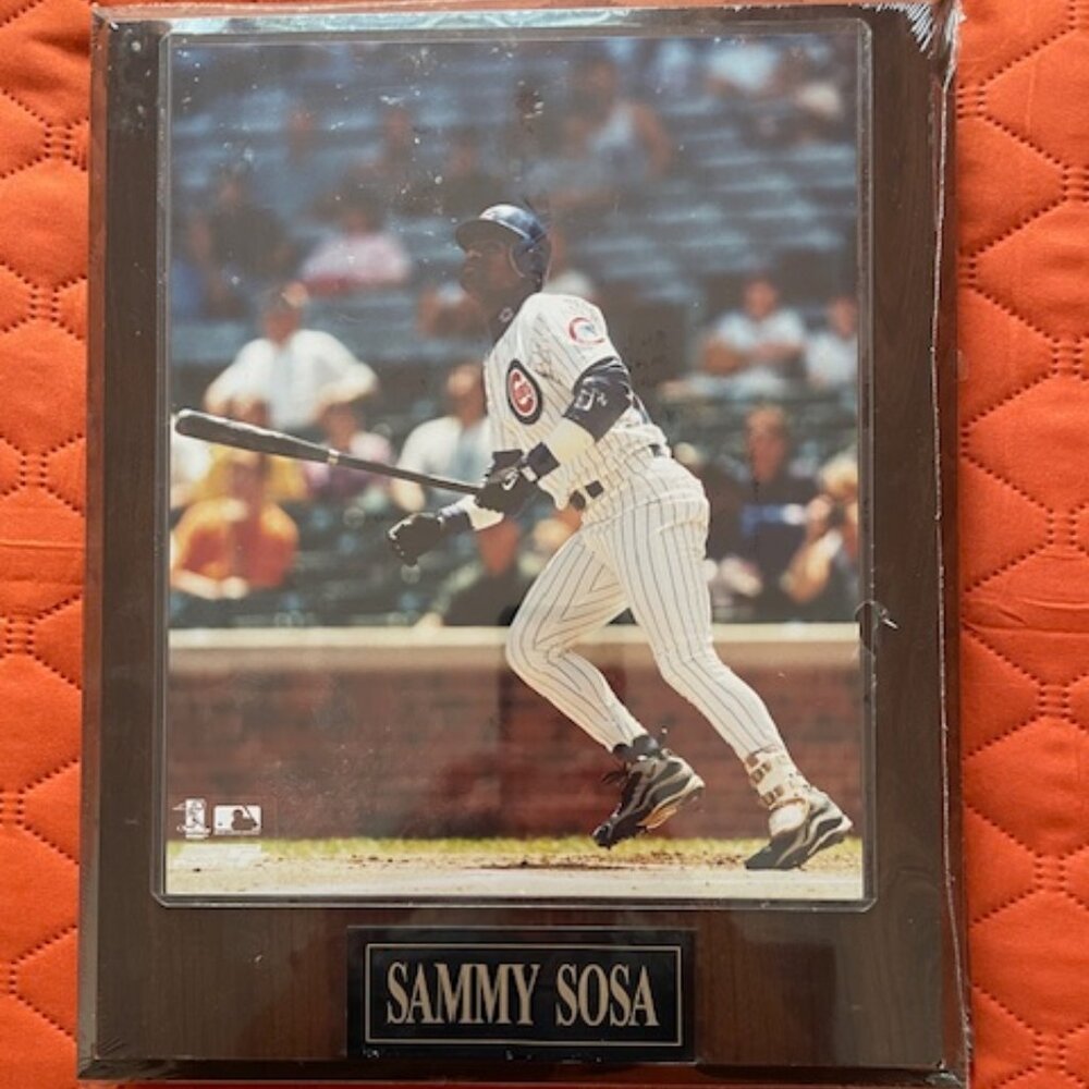 Sammy Sosa 10 x 13 MLB Photo File Wall Plaque